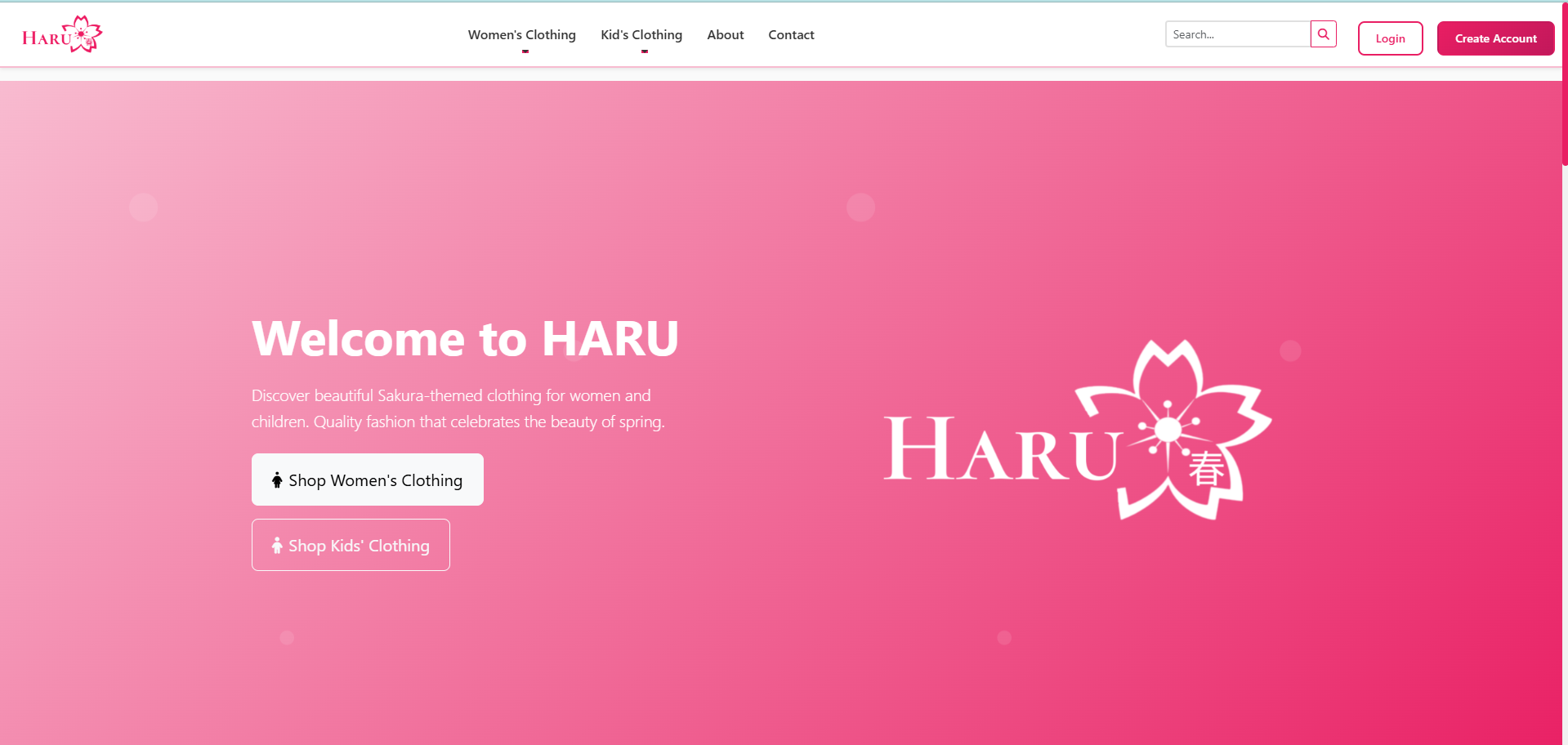Haru E-commerce